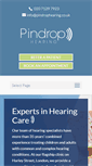 Mobile Screenshot of pindrophearing.co.uk