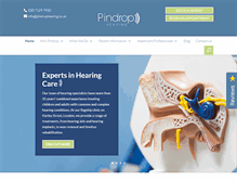 Tablet Screenshot of pindrophearing.co.uk